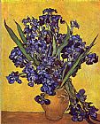 Vincent van Gogh Still Life with irises painting